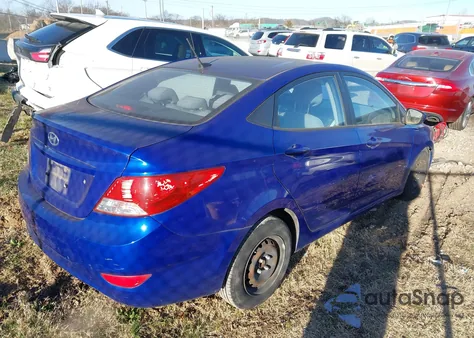 2014 Hyundai Accent Gls from USA, damaged, VIN KMHCT4AE1EU623578